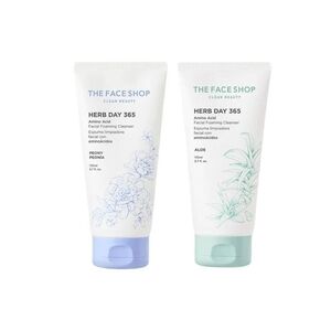 2 Face Shop Herb Day 365 Amino Acid Facial Foaming Cleaner is a 5.7 fl oz cleans